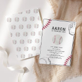 Baseball Birthday Party Kaart