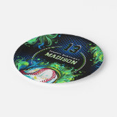 Baseball Birthday Party Papieren Bordje (Gekanteld)