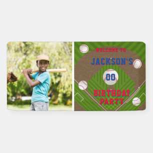Baseball Birthday Party Photo Spandoek