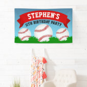 Baseball Birthday Party Spandoek (Insitu)