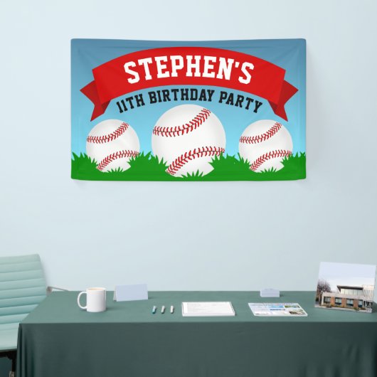 Baseball Birthday Party Spandoek (Beurs)