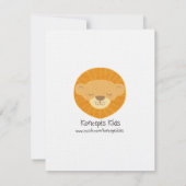 Baseball Birthday Party-uitnodigingen van 4,25 x 5 Kaart (Achterkant)