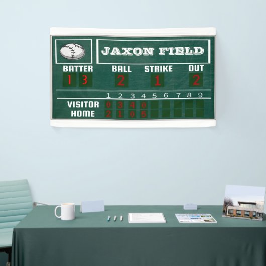 Baseball Birthday|Scoreboard|PARTY Spandoek (Beurs)