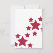 Baseball Birthday Stars Elke dag van de zondag Kaart (Achterkant)