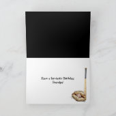 Baseball Birthday voor opa Kaart (Binnen)