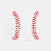 Baseball Blanket Fleece Deken (Voorkant (Horizontaal))