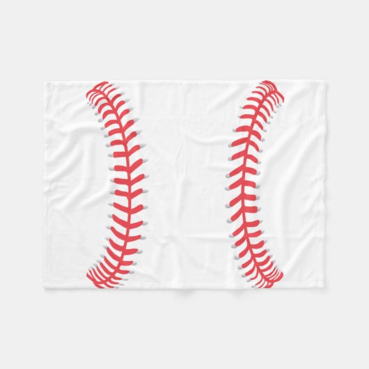Baseball Blanket Fleece Deken (Voorkant (Horizontaal))