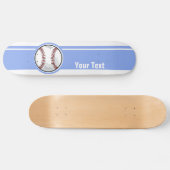 Baseball; Blauw Persoonlijk Skateboard (Horizontaal)