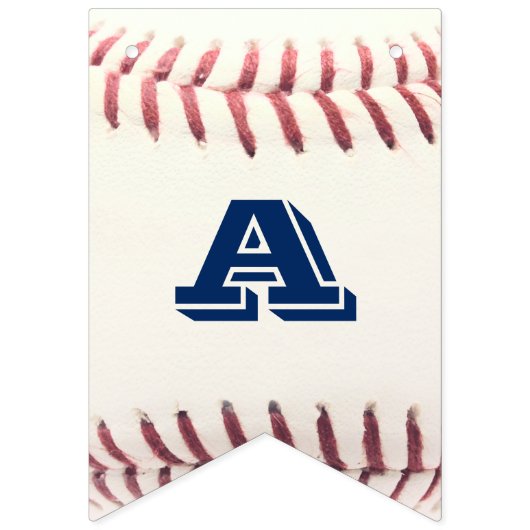 Baseball Blauwe Aangepaste Banner (Derde vlag)
