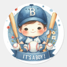 Baseball Bliss Baby Boy Aankondiging Baby shower