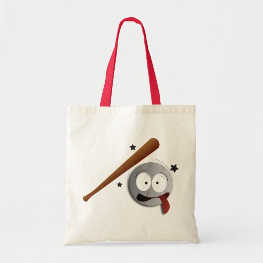 Baseball Book bag - Super Cute! Tote Bag (Voorkant)