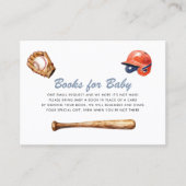 Baseball Books for Baby Card Informatiekaartje (Voorkant)