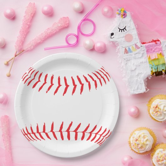 Baseball-Borden Papieren Bordje (Feest)
