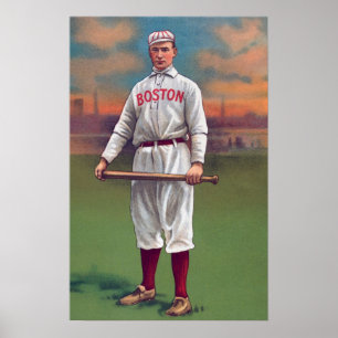baseball boston poster