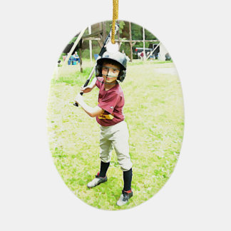 Baseball Boy Keramisch Ornament