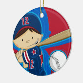 Baseball Boy Ornament (Links)