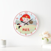 Baseball Boy Wall klok (Huis)