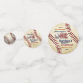  Baseball Boys 1e verjaardag Foto Confetti (Voorkanten)