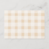 Baseball Boys Baby shower Diapper Raffle Informatiekaartje (Achterkant)