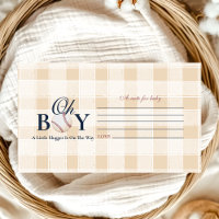 Baseball Boys Baby shower Note voor Baby