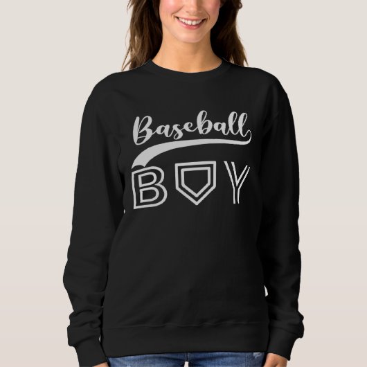 Baseball Boys Kids Sport Fan Baseball Boy Trui (Voorkant)