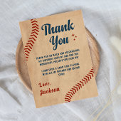 Baseball Boys Verjaardag Bedankt Card Kaart