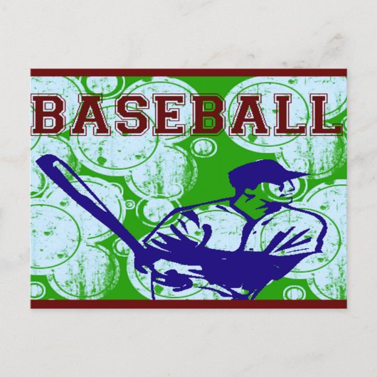 BASEBALL BRIEFKAART (Voorkant)