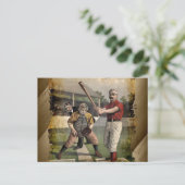 Baseball: Briefkaart (Staand voorkant)