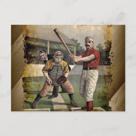 Baseball: Briefkaart (Voorkant)