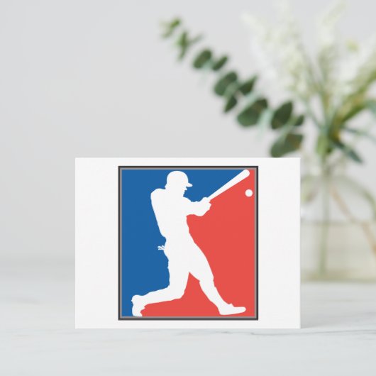 Baseball Briefkaart (Staand voorkant)