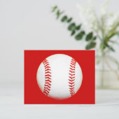 Baseball Briefkaart (Staand voorkant)