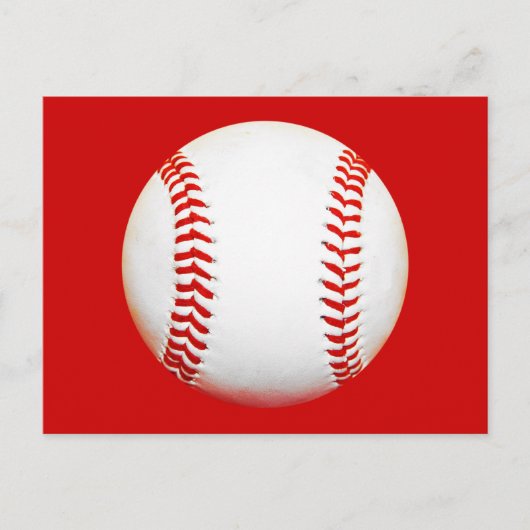 Baseball Briefkaart (Voorkant)