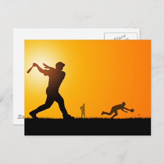 Baseball Briefkaart (Voorkant / Achterkant)