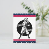 Baseball: Briefkaart (Staand voorkant)