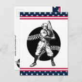 Baseball: Briefkaart (Voorkant / Achterkant)