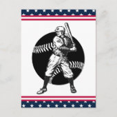 Baseball: Briefkaart (Voorkant)