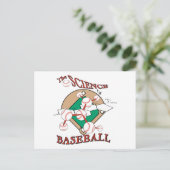 Baseball Briefkaart (Staand voorkant)