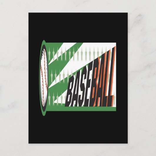 Baseball Briefkaart (Voorkant)