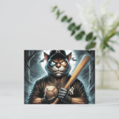 Baseball Briefkaart (Staand voorkant)