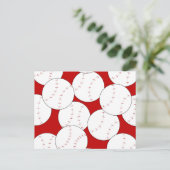 Baseball-Briefkaart Briefkaart (Staand voorkant)