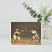 Baseball-Briefkaart in stijl Briefkaart (Staand voorkant)
