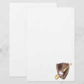 Baseball Briefpapier (Voorkant / Achterkant)