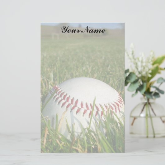 Baseball briefpapier (Staand voorkant)