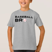 Baseball Bro Sporty Boy's T-Shirt (Voorkant)