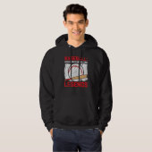 Baseball Brother Baseball Player Brotherhood Sibli Hoodie (Voorkant volledig)