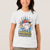 Baseball Buddy Pret Tri-Blend Shirt (Voorkant)