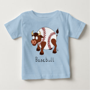 Baseball Bull Sports Cute Kinder