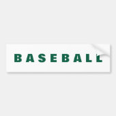 Baseball bumper sticker (Voorkant)