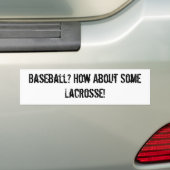 Baseball? Bumpersticker (Op auto)