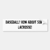 Baseball? Bumpersticker (Voorkant)